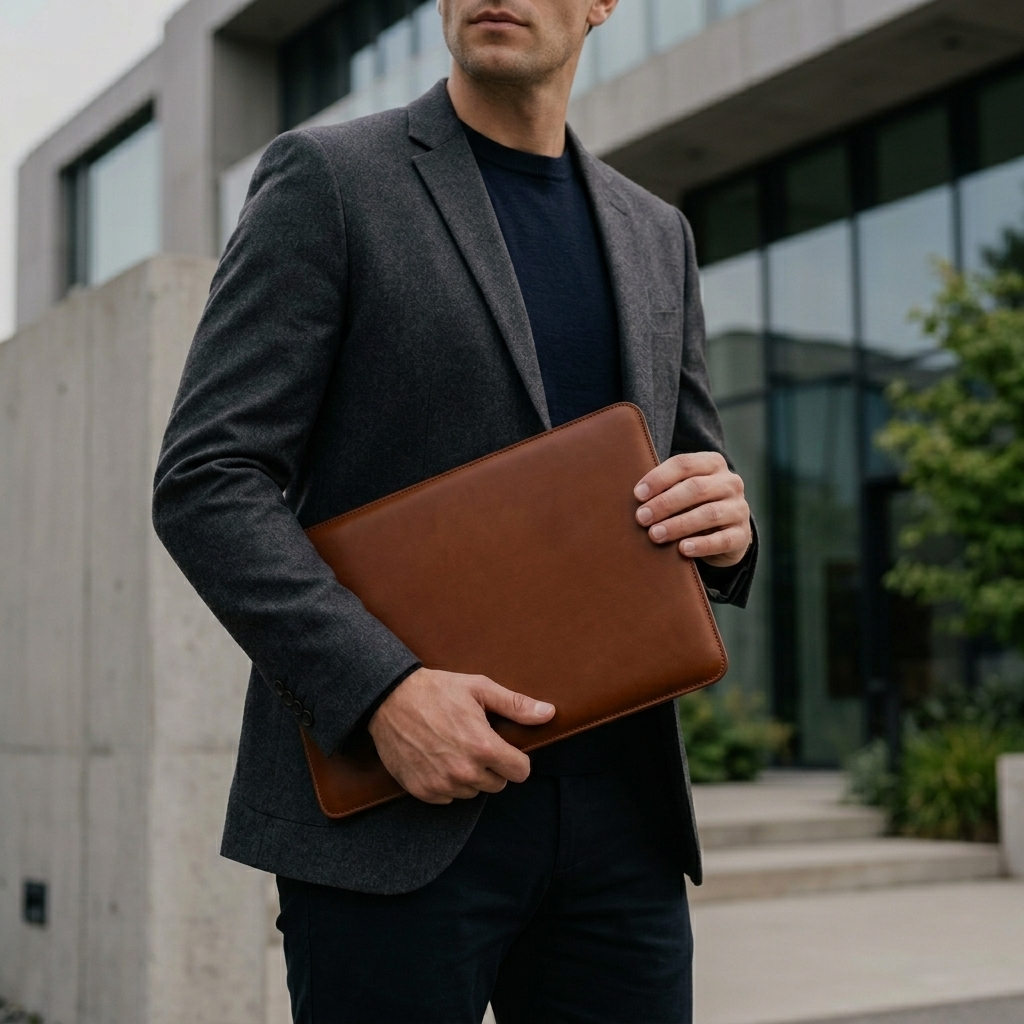 Leather MacBook Sleeve – Crazy Horse Leather