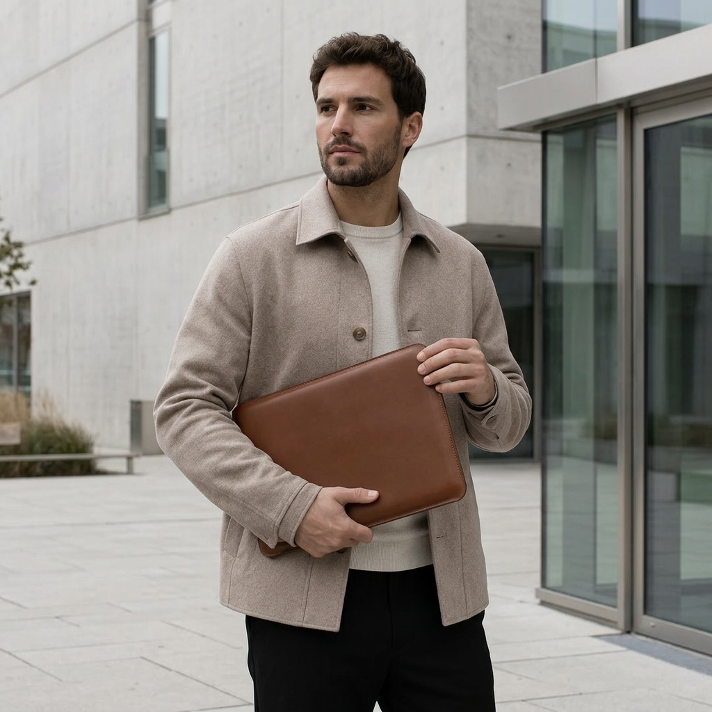 Leather MacBook Sleeve – Crazy Horse Leather