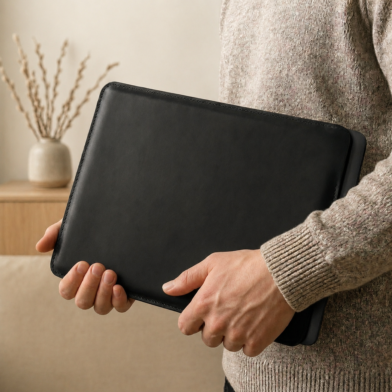 Leather MacBook Sleeve – Crazy Horse Leather