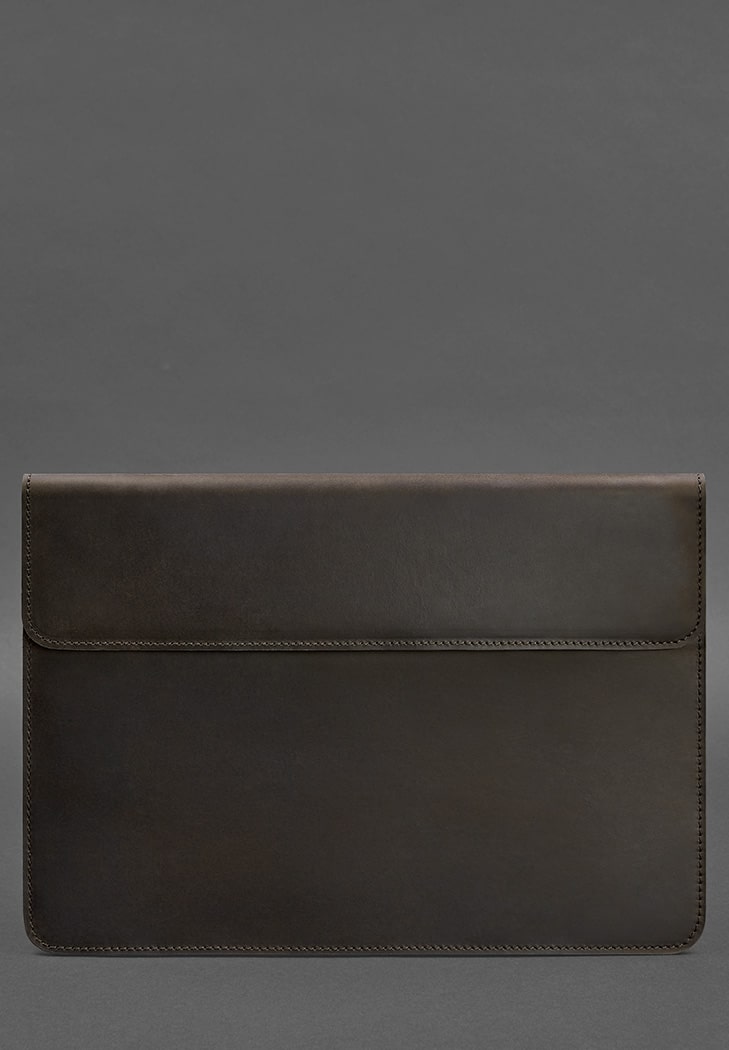 Leather MacBook Sleeve with Magnetic Closure – Crazy Horse Leather