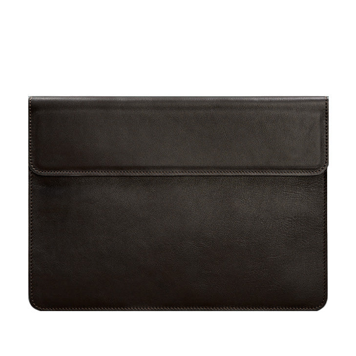 Leather MacBook Sleeve with Magnetic Closure – Crazy Horse Leather