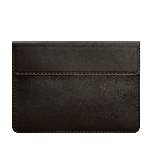Handmade Crazy Horse Leather MacBook Sleeve with Magnetic Closure
