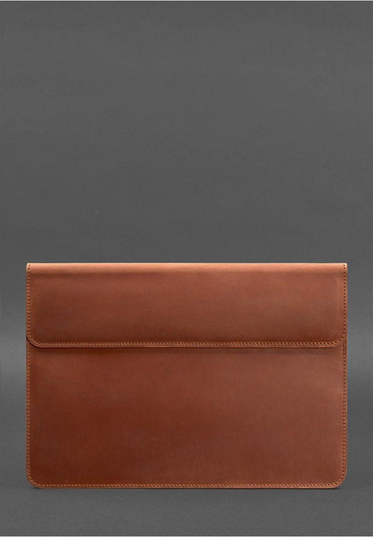 Leather MacBook Sleeve with Magnetic Closure – Crazy Horse Leather